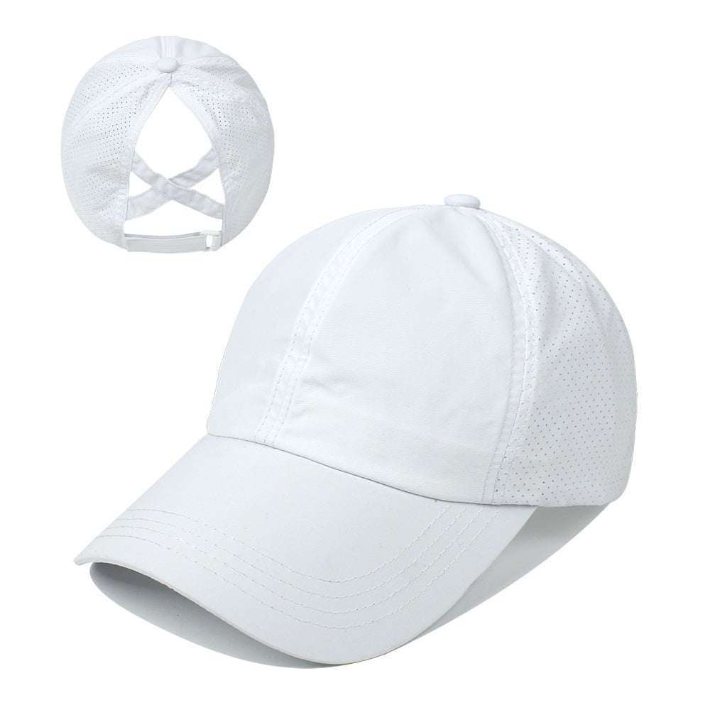 Women's New Outdoor Sports Ponytail Baseball Hat