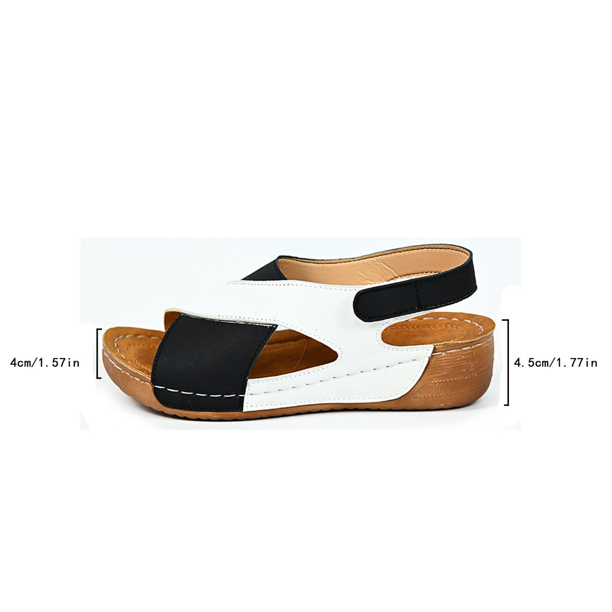 Women Lady Platform Sandals with Skirt Casual Open Toe All-match Beach