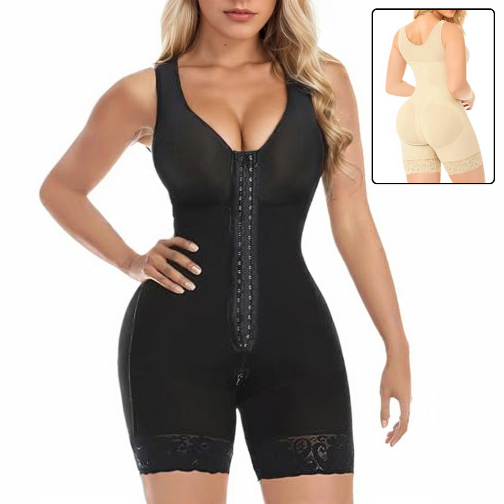 Fajas Colombiana Shapewear and Tummy Control Post Surgery Postpartum Hook-eye Closure Breastfeeding-Friendly