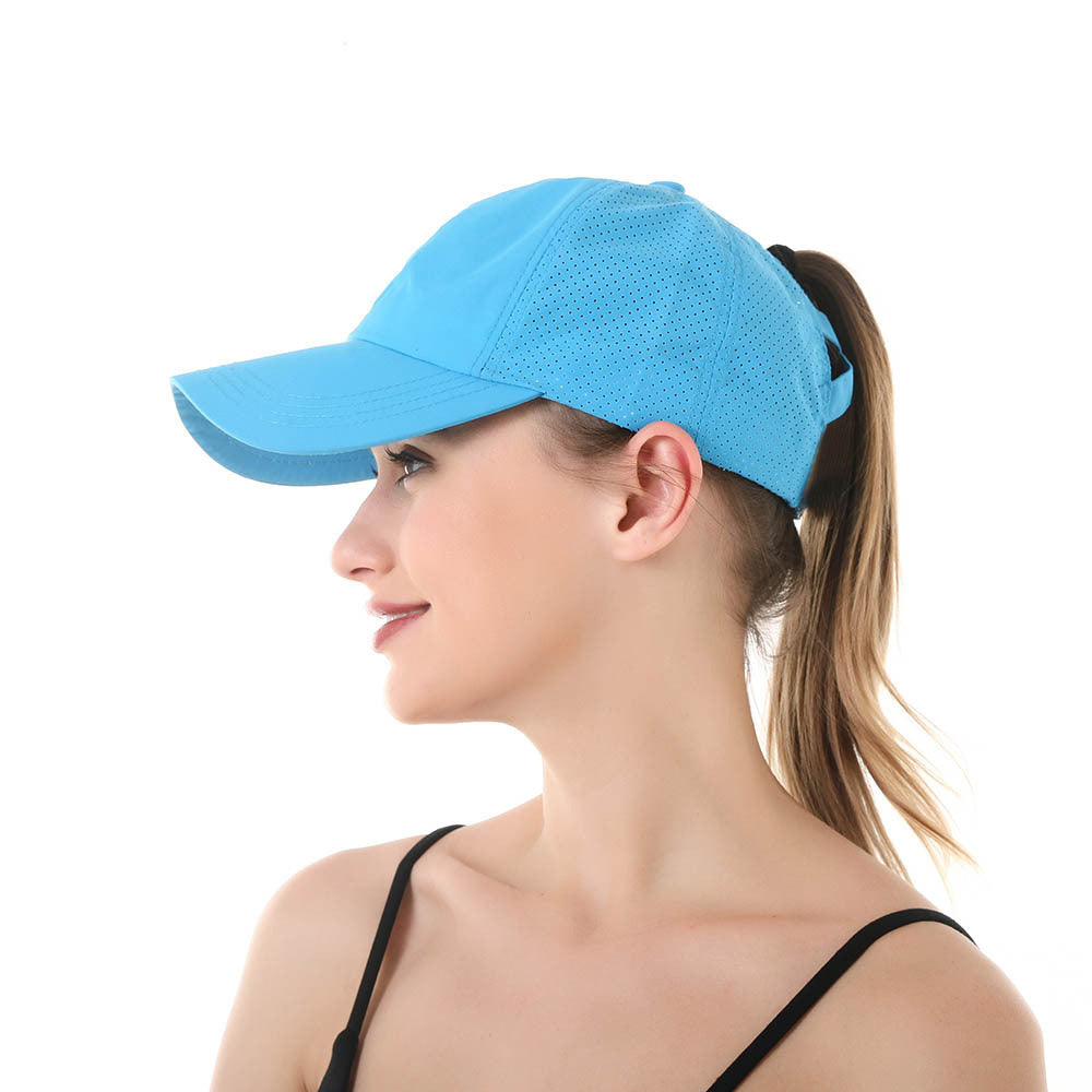 Women's New Outdoor Sports Ponytail Baseball Hat