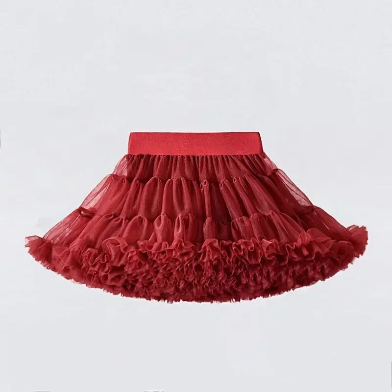 Girl's Tutu Skirt Soft Veil-year-old Princess Petti skirt