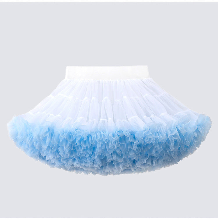 Girl's Tutu Skirt Soft Veil-year-old Princess Petti skirt