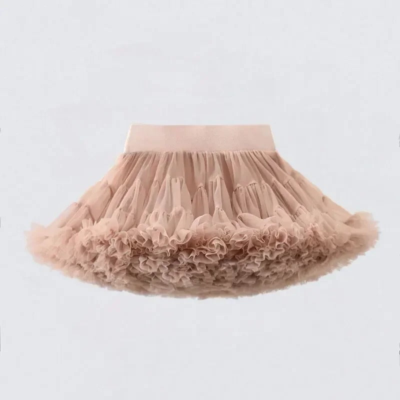 Girl's Tutu Skirt Soft Veil-year-old Princess Petti skirt