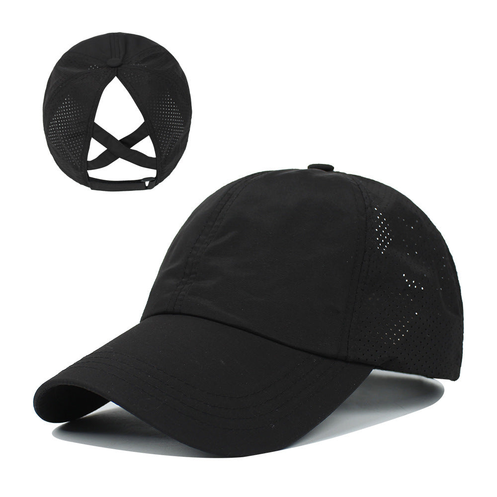 Women's New Outdoor Sports Ponytail Baseball Hat