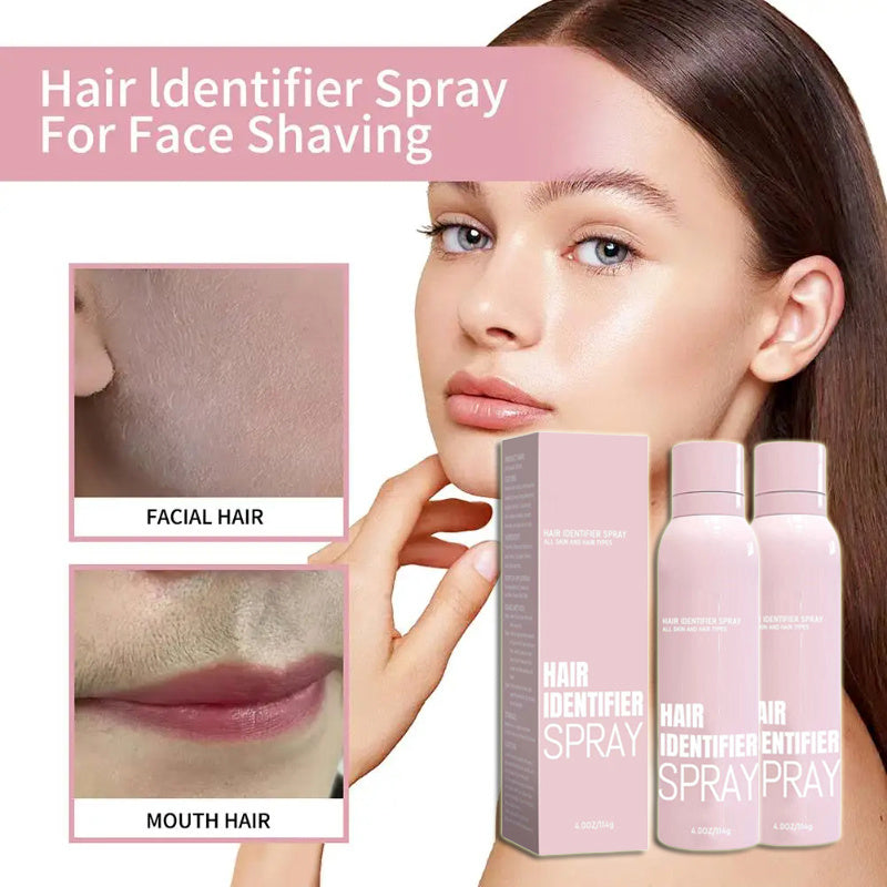 Hair Identifier Spray Set for Face Shaving Moisturizing Dermaplaner Spray for Face Shaving Skin Care