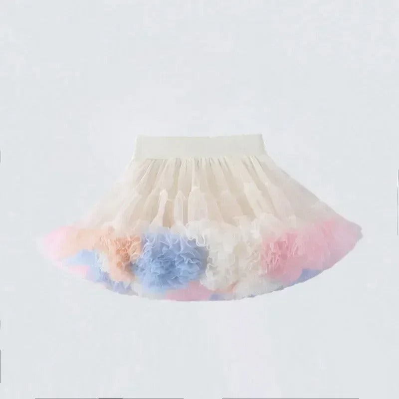 Girl's Tutu Skirt Soft Veil-year-old Princess Petti skirt