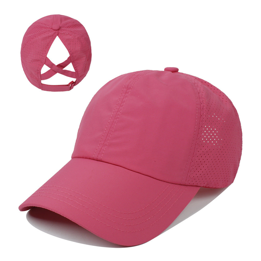 Women's New Outdoor Sports Ponytail Baseball Hat