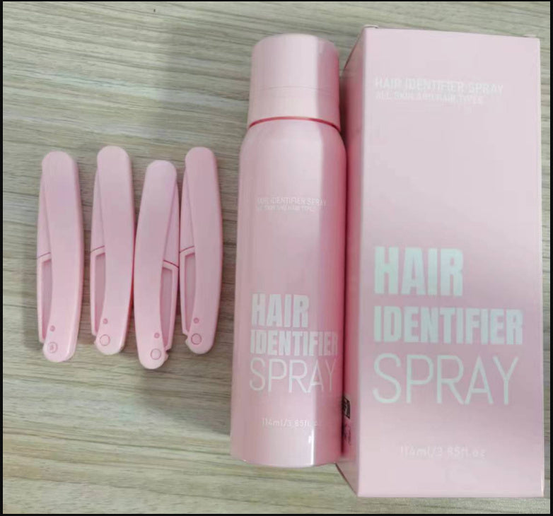 Hair Identifier Spray Set for Face Shaving Moisturizing Dermaplaner Spray for Face Shaving Skin Care