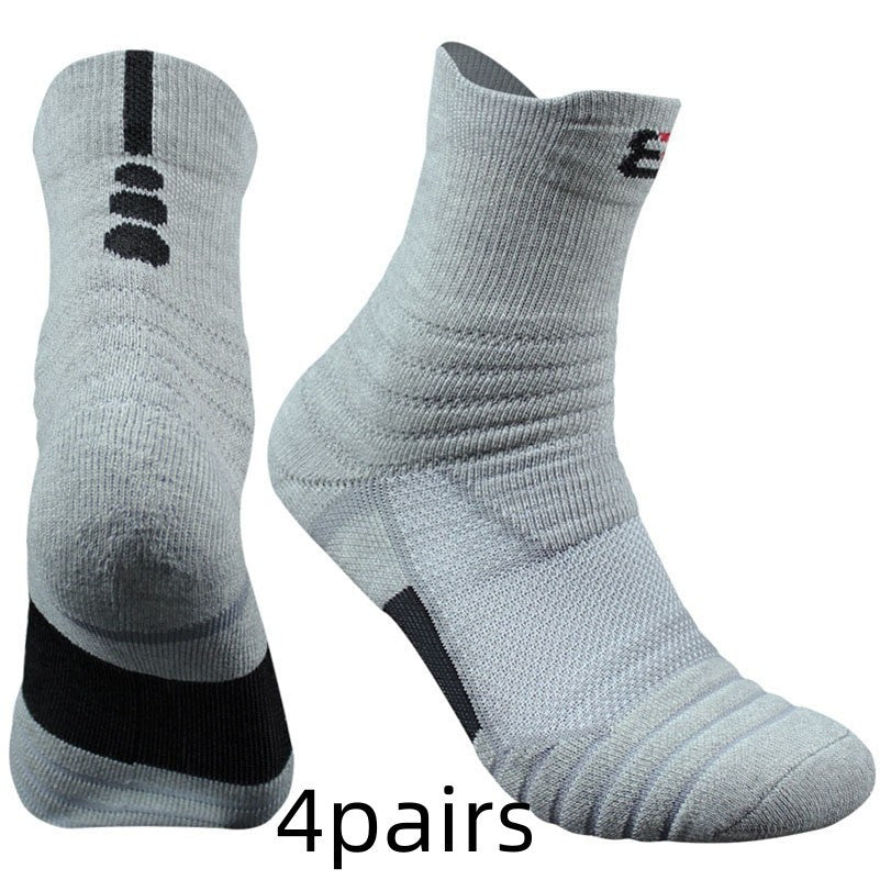 Socks Cotton Spndex Polyester Pure Color all Seasons