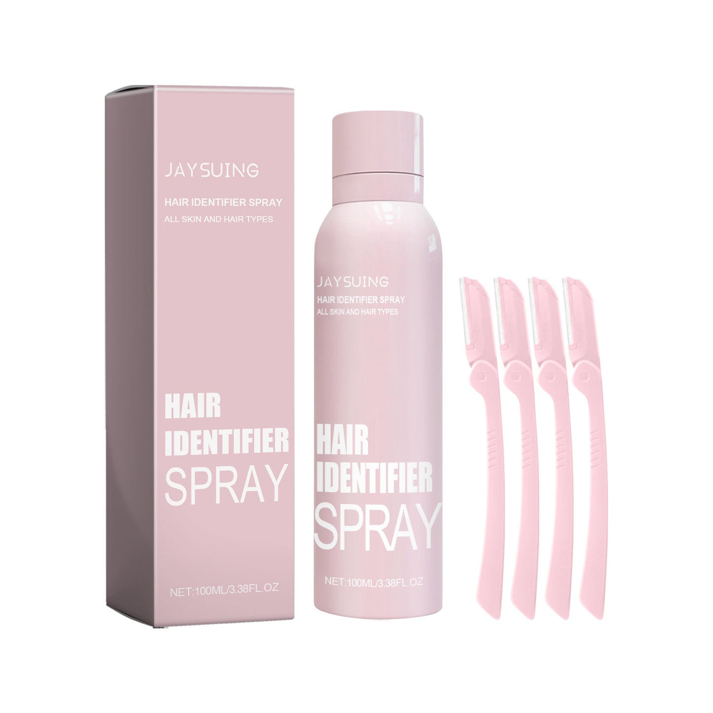 Hair Identifier Spray Set for Face Shaving Moisturizing Dermaplaner Spray for Face Shaving Skin Care