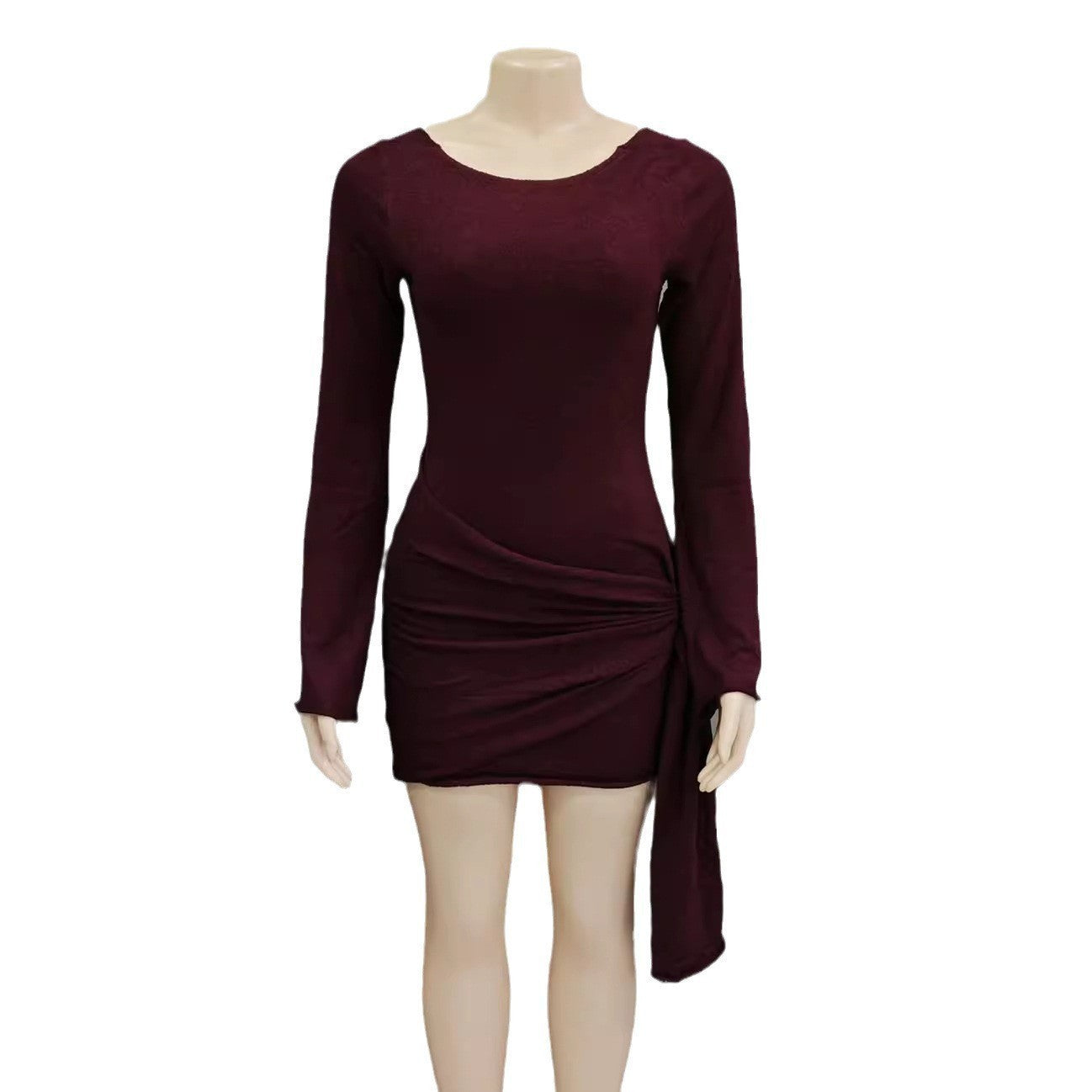 Fashionable Knitted Dress Short Skirt For Women