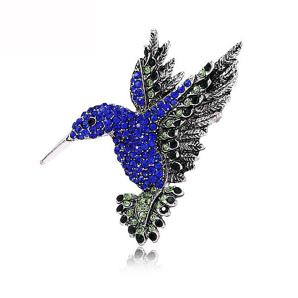 New Retro Style Alloy Hummingbird Brooch