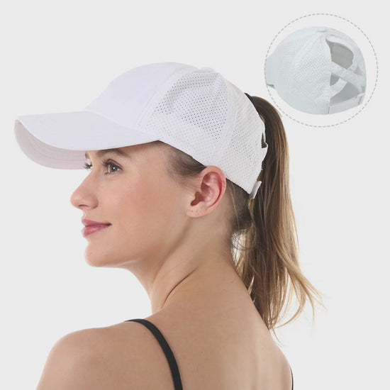 Women's New Outdoor Sports Ponytail Baseball Hat